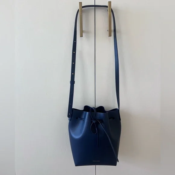 Mansur Gavriel Leather Bucket Bag - Picture 4 of 14